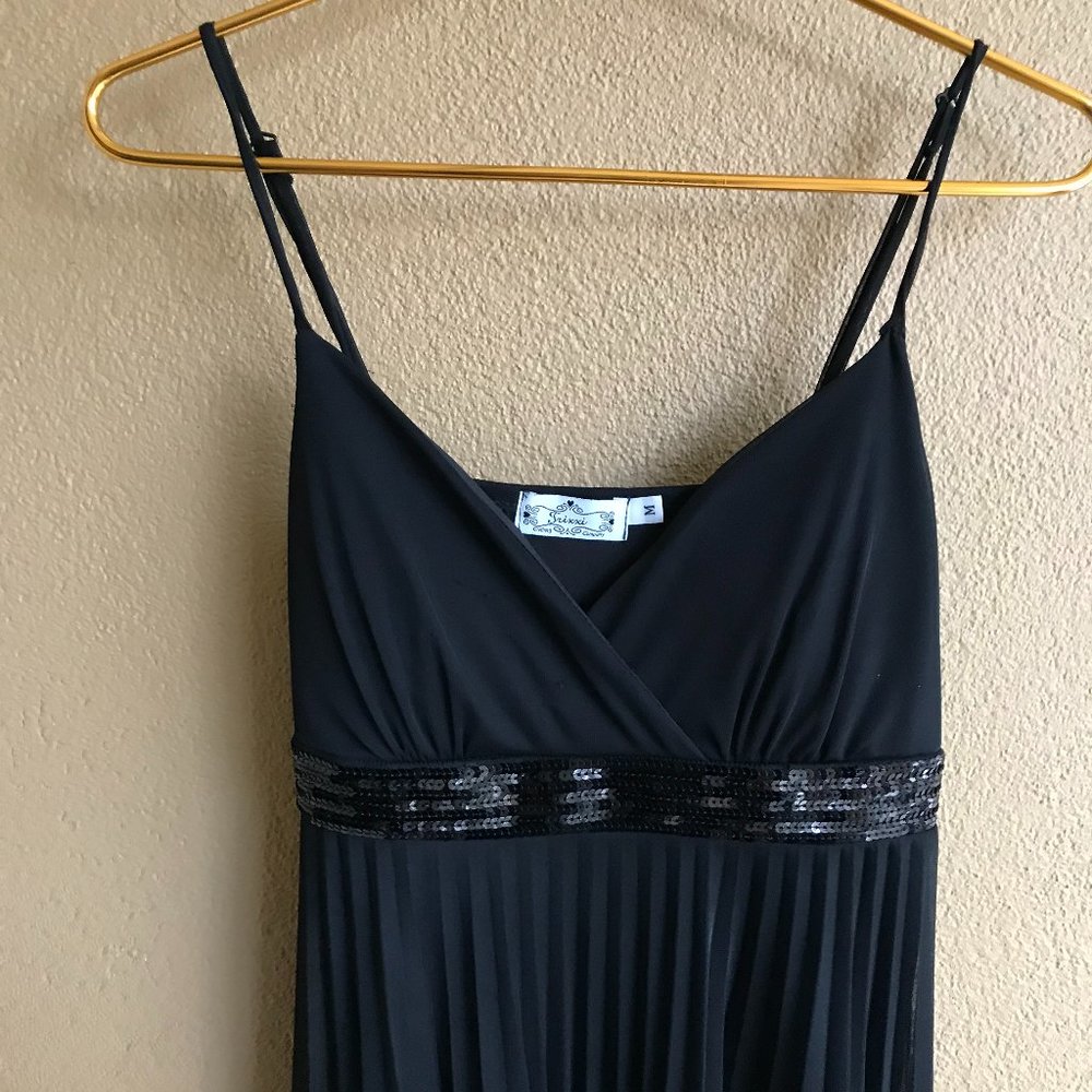 Black Sequin Dress